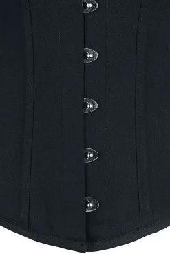 "Black Corset" Corsage Black By Gothicana By EMP -Fashion Lady Clothing Shop 469738d