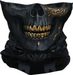 "Black Gold" Loop Scarf Multicolour By Spiral