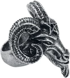 "Baphomet" Ring By Alchemy Gothic -Fashion Lady Clothing Shop 471662a3