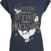 "Hogwarts Letter" T-Shirt Dark Blue By Harry Potter