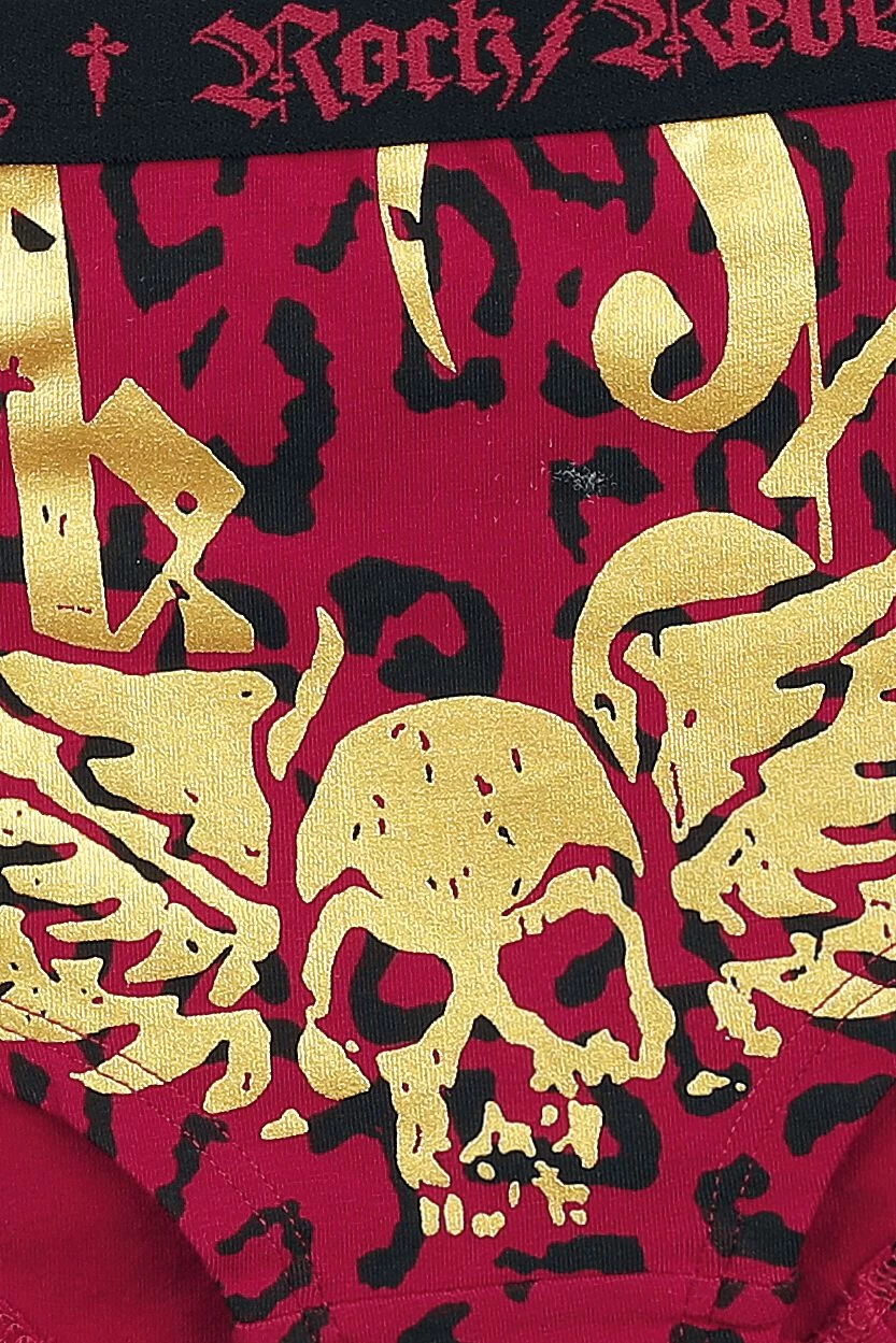 "Black Panty Set With Prints" Panty Set Black By Rock Rebel By EMP 7 "Black Panty Set With Prints" Panty Set Black By Rock Rebel By EMP - Image 7