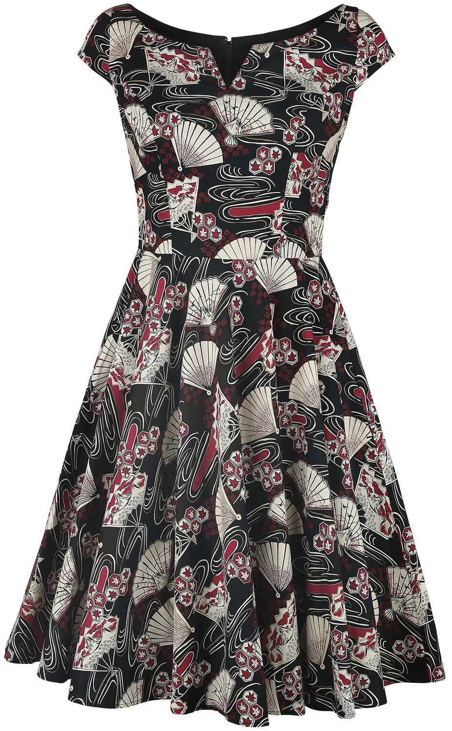 "Lanah Mid Dress" Medium-length Dress Multicolour By Hell Bunny 1 "Lanah Mid Dress" Medium-length Dress Multicolour By Hell Bunny