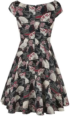 "Lanah Mid Dress" Medium-length Dress Multicolour By Hell Bunny 4 "Lanah Mid Dress" Medium-length Dress Multicolour By Hell Bunny -Fashion Lady Clothing Shop 486774b