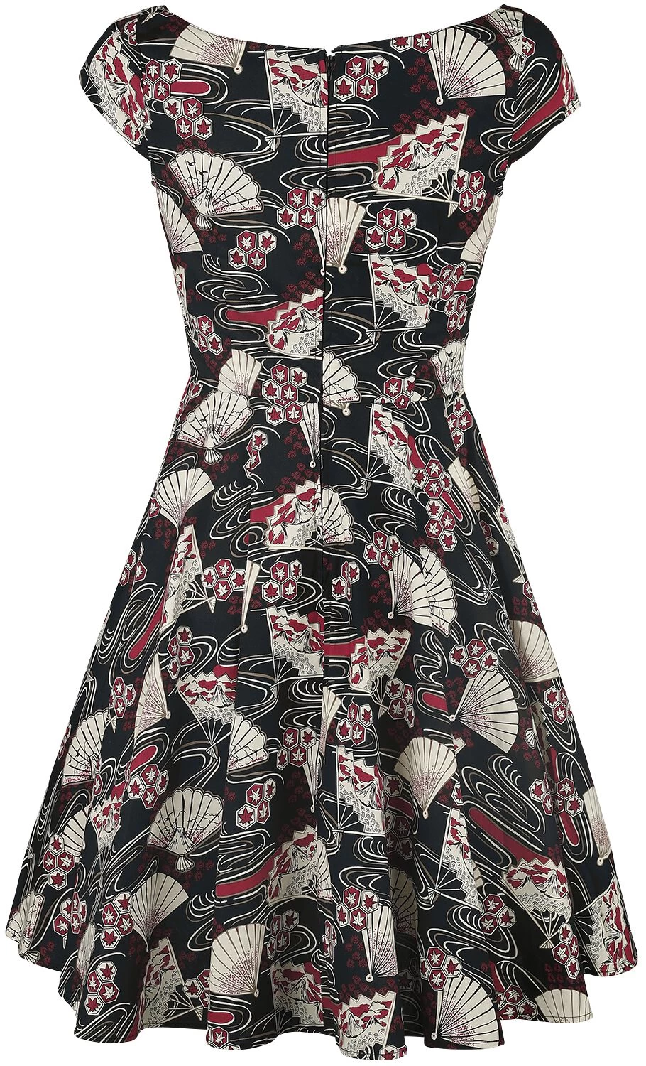 "Lanah Mid Dress" Medium-length Dress Multicolour By Hell Bunny 2 "Lanah Mid Dress" Medium-length Dress Multicolour By Hell Bunny - Image 2