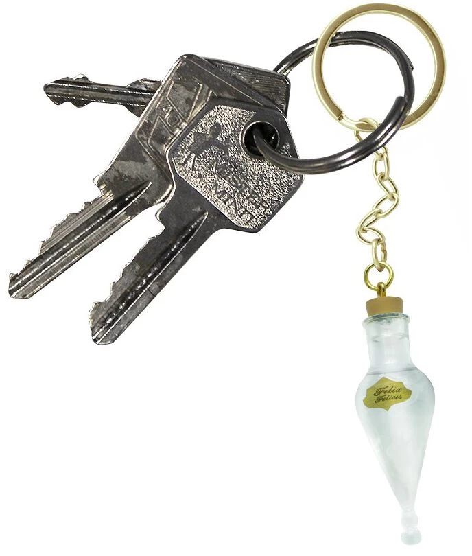 "Felix Felicis" Keyring Pendant White-gold By Harry Potter 2 "Felix Felicis" Keyring Pendant White-gold By Harry Potter - Image 2