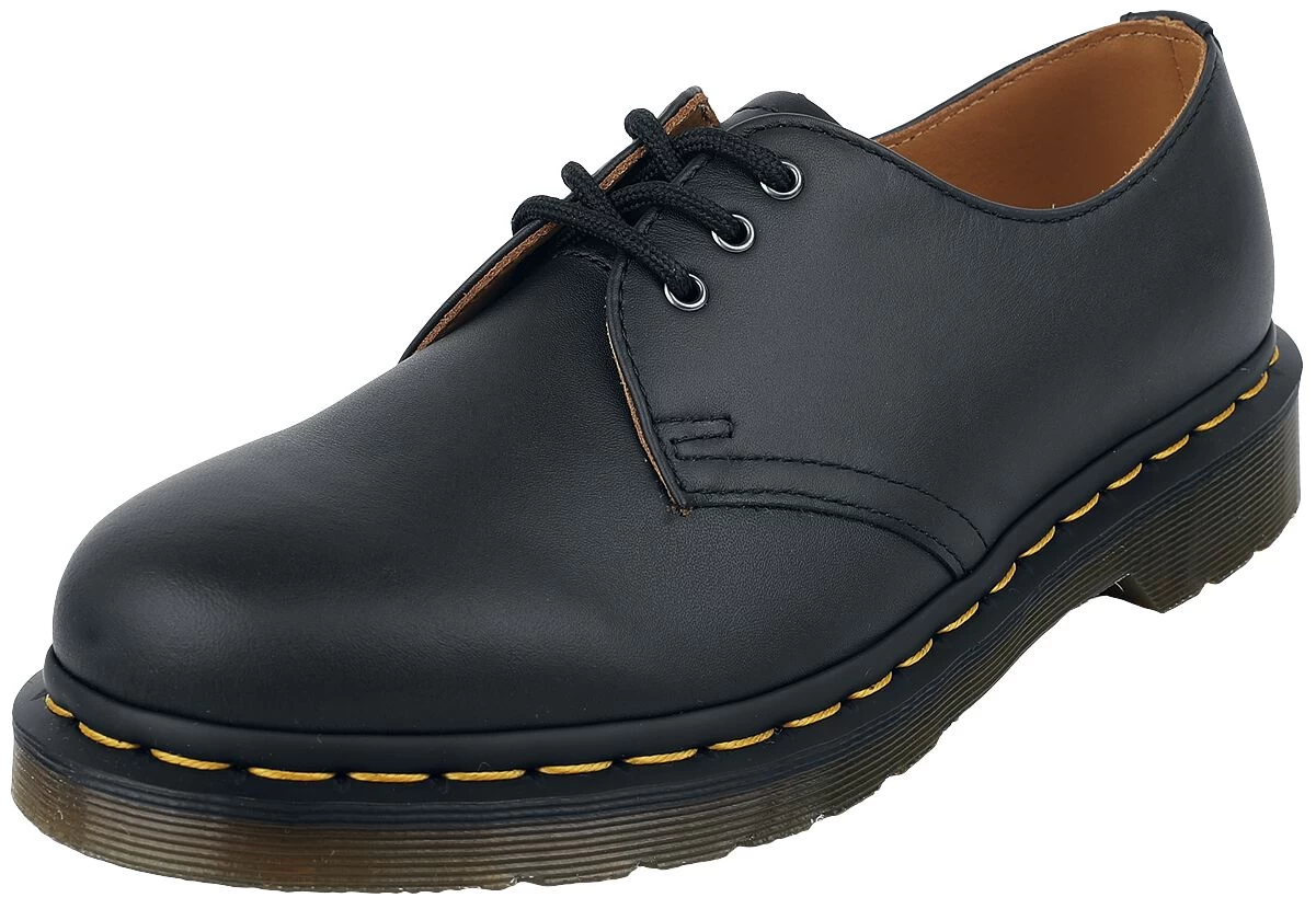 "1461 Black Nappa" Lace-up Shoe Black By Dr. Martens 1 "1461 Black Nappa" Lace-up Shoe Black By Dr. Martens
