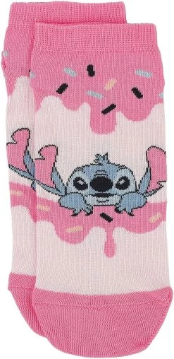 "Ice Cream" Socks Multicolour By Lilo & Stitch -Fashion Lady Clothing Shop 488568a3