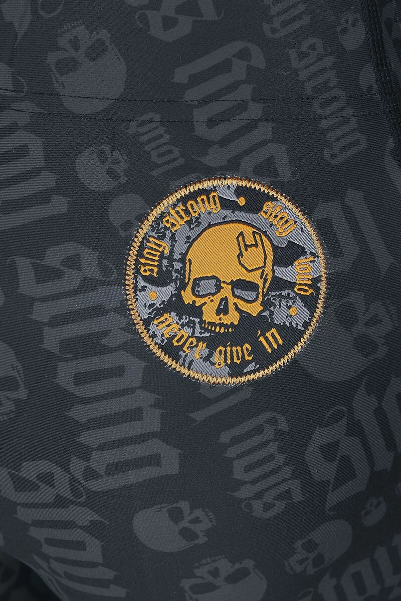 "Sport Leggings With All-Over Print" Leggings Black By EMP Special Collection 5 "Sport Leggings With All-Over Print" Leggings Black By EMP Special Collection - Image 5