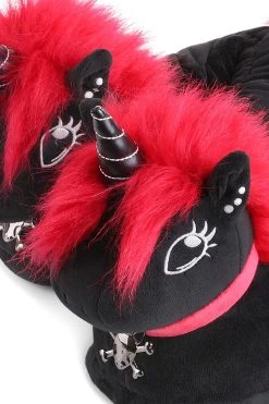 "EMP Unicorn Slippers Adult" Slipper Black By Corimori -Fashion Lady Clothing Shop 489258d