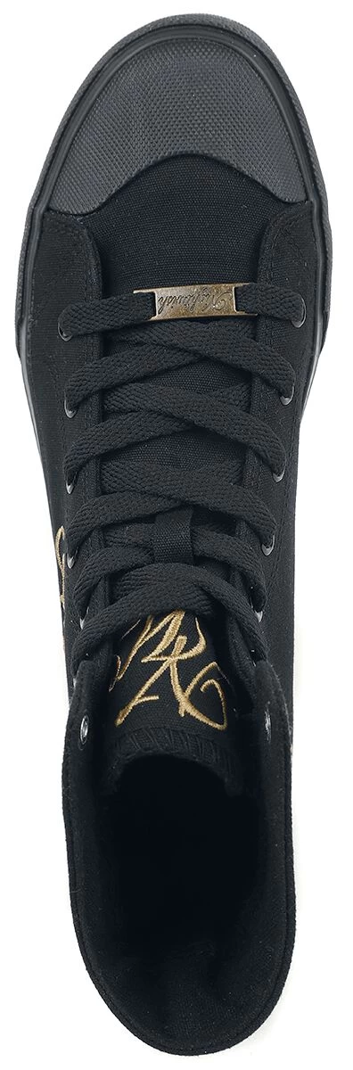 "Nightwish" Sneakers High Black By Nightwish 4 "Nightwish" Sneakers High Black By Nightwish - Image 4