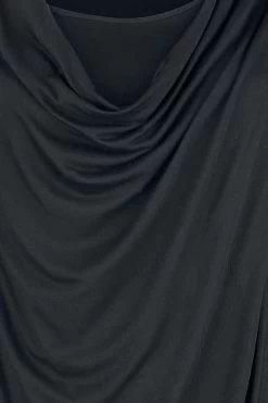 "Black Long-Sleeve Shirt With Waterfall Neckline" Long-sleeve Shirt Black By Black Premium By EMP 7 "Black Long-Sleeve Shirt With Waterfall Neckline" Long-sleeve Shirt Black By Black Premium By EMP -Fashion Lady Clothing Shop 493186d