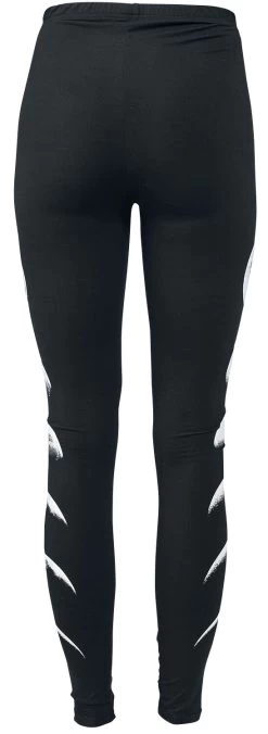 "Leggings With Moon" Leggings Black By Gothicana By EMP -Fashion Lady Clothing Shop 493368b