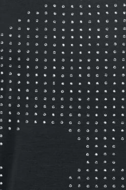 "T-shirt With Studded Skull" T-Shirt Black By Full Volume By EMP -Fashion Lady Clothing Shop 493698d