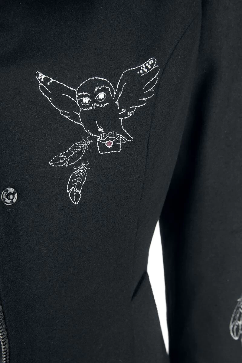 "Hedwig" Winter Coat Black By Harry Potter 3 "Hedwig" Winter Coat Black By Harry Potter - Image 3