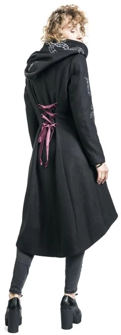 "Hedwig" Winter Coat Black By Harry Potter 13 "Hedwig" Winter Coat Black By Harry Potter -Fashion Lady Clothing Shop 495706wb