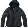 "Ladies' Windbreaker Front Zip" Windbreaker Black By Brandit