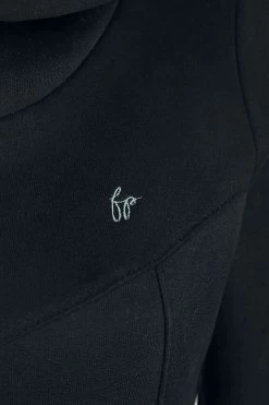 "Adele" Hooded Sweater Black By Forplay -Fashion Lady Clothing Shop 497380d