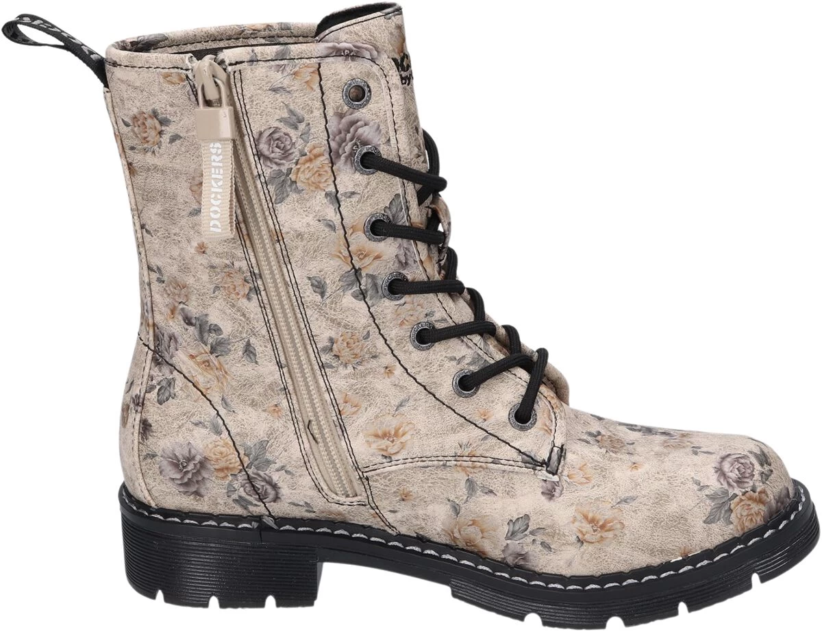 "Lace-Up Boots" Boot Beige By Dockers By Gerli 3 "Lace-Up Boots" Boot Beige By Dockers By Gerli - Image 3