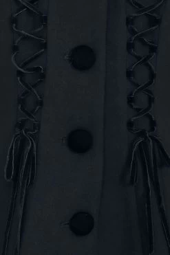 "Amaya Coat" Coats Black By Hell Bunny -Fashion Lady Clothing Shop 498990d