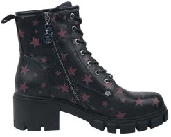 "Black Boots With Star Pattern" Boot Black By RED By EMP 9 "Black Boots With Star Pattern" Boot Black By RED By EMP -Fashion Lady Clothing Shop 499542a3