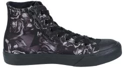 "Sneakers With Floral Print" Sneakers High Black By Black Premium By EMP -Fashion Lady Clothing Shop 504450a3
