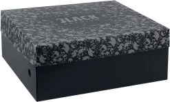 "Sneakers With Floral Print" Sneakers High Black By Black Premium By EMP -Fashion Lady Clothing Shop 504450d2