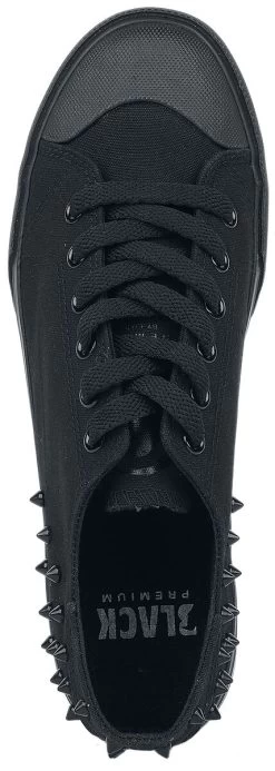 "Walk The Line" Sneakers Black By Black Premium By EMP -Fashion Lady Clothing Shop 504482a5