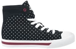 "Dotted Sneakers" Sneakers High Black By Rock Rebel By EMP 9 "Dotted Sneakers" Sneakers High Black By Rock Rebel By EMP -Fashion Lady Clothing Shop 504661a3