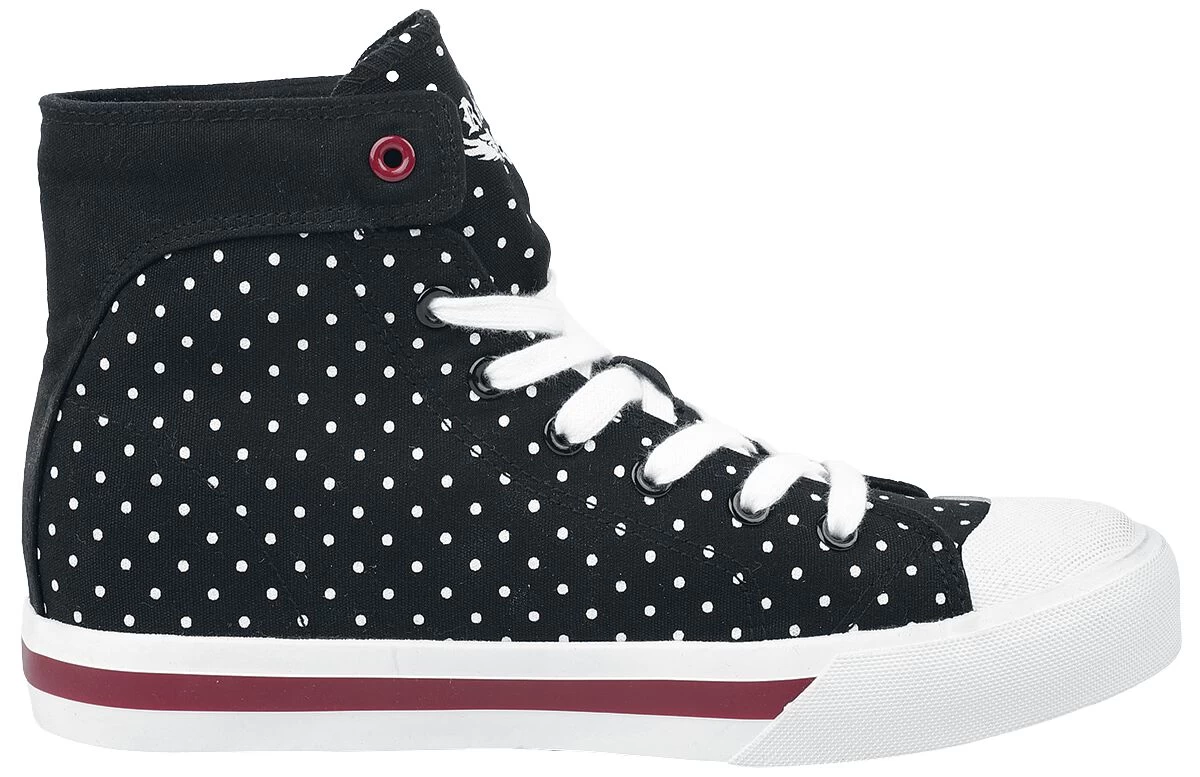 "Dotted Sneakers" Sneakers High Black By Rock Rebel By EMP 3 "Dotted Sneakers" Sneakers High Black By Rock Rebel By EMP - Image 3