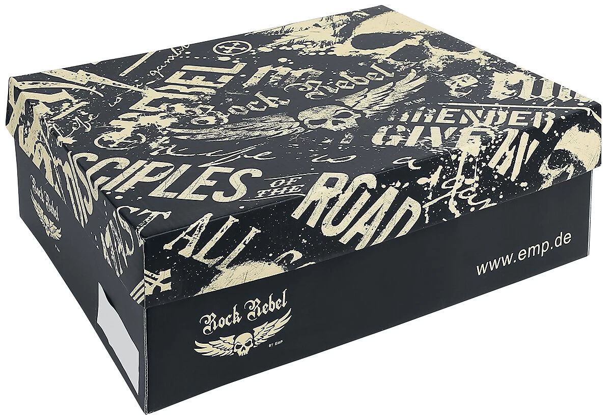 "Dotted Sneakers" Sneakers High Black By Rock Rebel By EMP 7 "Dotted Sneakers" Sneakers High Black By Rock Rebel By EMP - Image 7