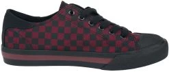 "Sneakers With Chessboard Pattern" Sneakers Black-red By RED By EMP -Fashion Lady Clothing Shop 504740a3