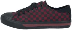 "Sneakers With Chessboard Pattern" Sneakers Black-red By RED By EMP -Fashion Lady Clothing Shop 504740a4