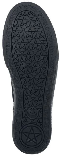 "Sneakers With Pentagrams And Occult Symbols" Sneakers High Black By Gothicana By EMP -Fashion Lady Clothing Shop 504897a6