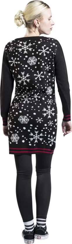 "Santa Riding Unicorn" Medium-length Dress Multicolour By Ugly Christmas Sweater -Fashion Lady Clothing Shop 506685wb