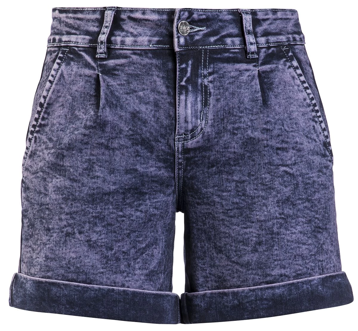 "Denim Shorts With Purple Wash" Shorts Aubergine By Black Premium By EMP 1 "Denim Shorts With Purple Wash" Shorts Aubergine By Black Premium By EMP