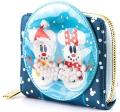 "Loungefly - Mickey & Minnie Snowman" Wallet Multicolour By Mickey Mouse