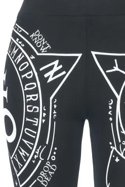 "Cat Craft Leggings" Leggings Black-white By Heartless -Fashion Lady Clothing Shop 509760d