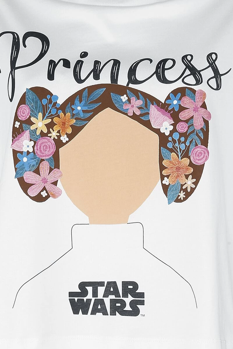 "Star Wars - Princess Leia" T-Shirt White By Star Wars 2 "Star Wars - Princess Leia" T-Shirt White By Star Wars - Image 2