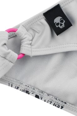 "Bikini Bottoms With Turtle Print" Bikini Bottom Grey By RED By EMP -Fashion Lady Clothing Shop 511736d