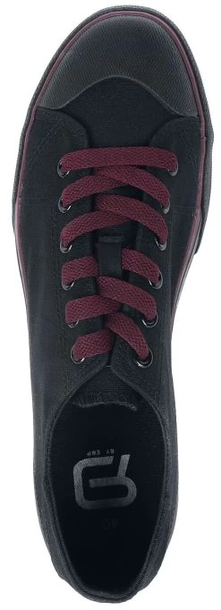 "Take No Bullshit" Sneakers Black-red By RED By EMP -Fashion Lady Clothing Shop 511744a4