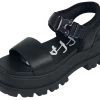 "Jojo" Sandal Black By Buffalo