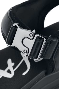 "Jojo" Sandal Black By Buffalo -Fashion Lady Clothing Shop 512690d