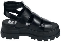 "Aspha GLD" Sandal Black By Buffalo -Fashion Lady Clothing Shop 512693a3