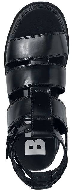 "Aspha GLD" Sandal Black By Buffalo -Fashion Lady Clothing Shop 512693a4