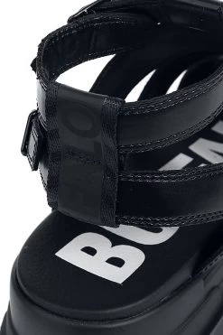 "Aspha GLD" Sandal Black By Buffalo -Fashion Lady Clothing Shop 512693d