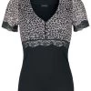 "Romantic Leopard-Print Shirt" T-Shirt Multicolour By Vive Maria