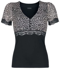 "Romantic Leopard-Print Shirt" T-Shirt Multicolour By Vive Maria