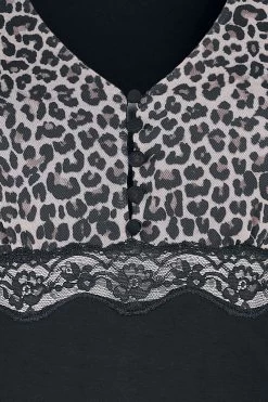 "Romantic Leopard-Print Shirt" T-Shirt Multicolour By Vive Maria 7 "Romantic Leopard-Print Shirt" T-Shirt Multicolour By Vive Maria -Fashion Lady Clothing Shop 513008d