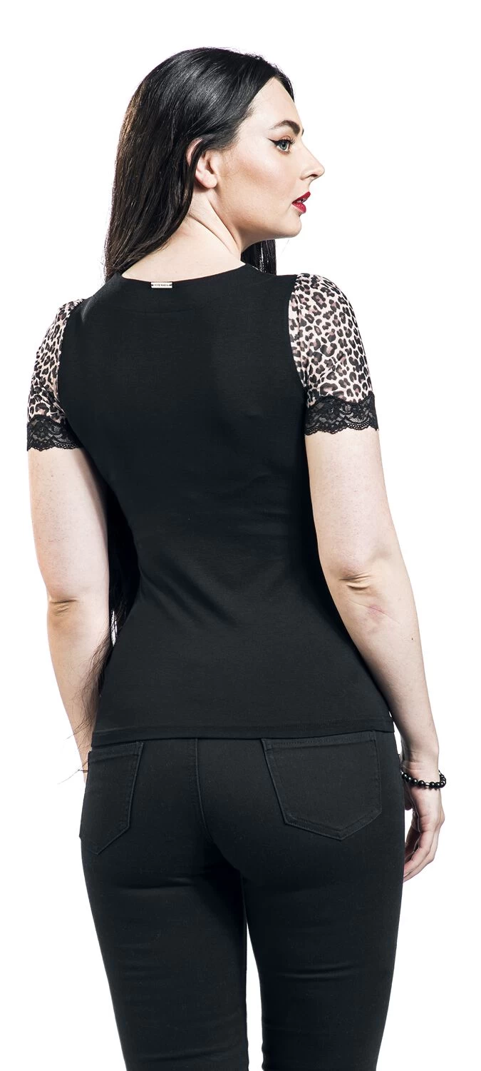 "Romantic Leopard-Print Shirt" T-Shirt Multicolour By Vive Maria 5 "Romantic Leopard-Print Shirt" T-Shirt Multicolour By Vive Maria - Image 5