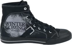 "Stark - Winter Is Coming" Sneakers High Black By Game Of Thrones -Fashion Lady Clothing Shop 513260a3